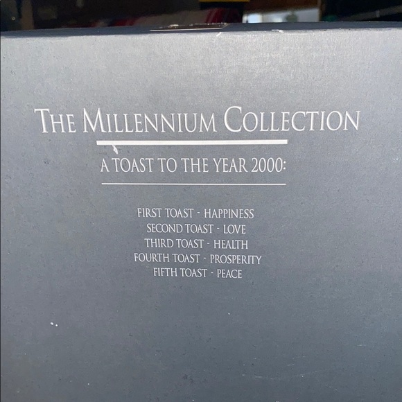 The Millennium Collection Crystal Toasting Glass - Picture 7 of 7